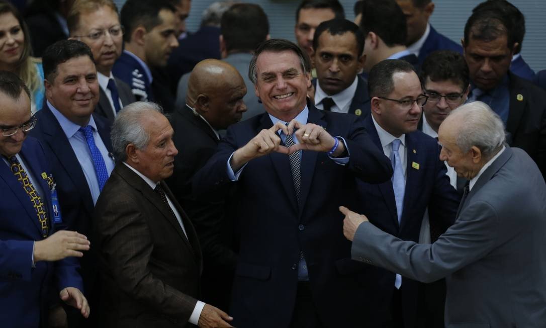 Jair Bolsonaro no encontro da Assembléia de Deus de Madureira, em Goiânia