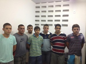 Os sete acusados de estuprar cinco mulheres e matar duas delas em Queimadas, na Paraíba