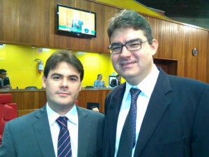 Deputados estaduais Severo Eulálio (PMDB) e Luciano Nunes (PSDB)