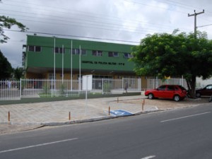 Hospital da Polícia Militar, no bairro Ilhotas, em Teresina