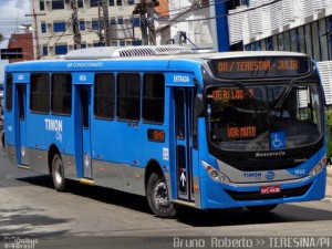 Ônibus climatizados da empresa Timon City