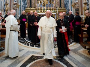 O Papa Francisco visitou neste sábado a Basílica de Santa Maria Maggiore, em Roma