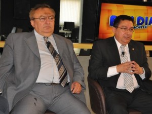 Os promotores Eliardo Cabral e Ubiraci Rocha
