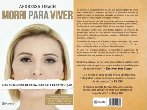 Capa do livro sobre a vida de Andressa Urach