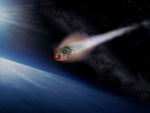 Imagens ilustra como seria a entrada do asteróide na atmosfera terrestre