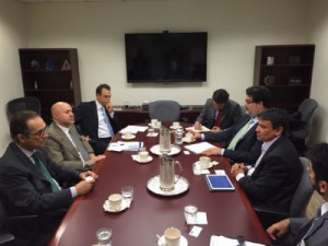 O governador Wellington Dias participou, nesta quarta-feira (29), de uma reunião com representantes do Banco Interamericano de Desenvolvimento (BID) p