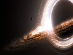 Imagem cedida pela Nasa mostra algo saindo do buraco negro