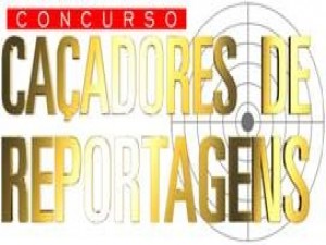 Logomarca do concurso Caçadores de Reportagem da TV Clube