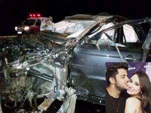 Cristiano Araújo e a namorada Allana Moraes morreram em grave acidente