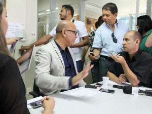 Secretário Franzé Silva concede entrevista coletiva na SeadPrev