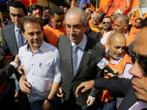Deputado Eduardo Cunha com a Força Sindical