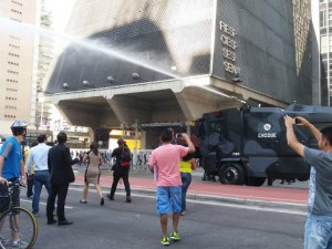 Avenida Paulista foi desocupada pela polícia