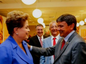 Presidente Dilma Rousseff com Wellington Dias