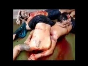 Imagens do vídeo são muito fortes e mostram os corpos de presos sem cabeça e com dezenas de perfuraçõesj