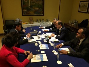 Reunião com representantes do Haitong Bank