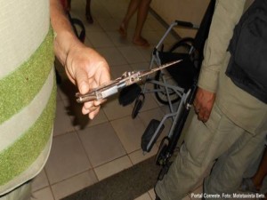 Arma usada no crime em Corrente que vitimou mototaxista