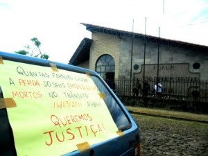 Protesto marcou a audiência em Piripiri