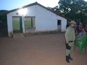 Casa onde o idoso foi encontrado morto no povoado Patos em Luís Correia