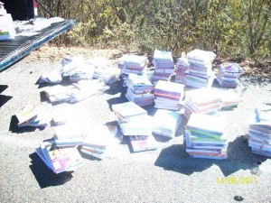 Livros abandonados em Patos do Piauí