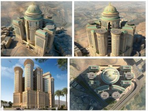 Maquete do maior hotel do mundo a ser erguido na Arábia Saudita
