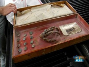 Mistério envolve o teor do que foi encontrado numa caixa de tesouro