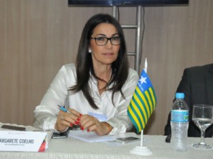 O governadora em exercício, Margarete Coelho