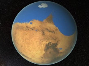 Segundo cientistas, Marte já teve um oceano tão extenso quanto o ártico, porém ele perdeu 87% de sua água no espaço