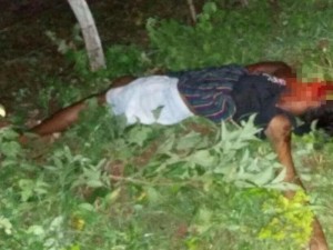 Mulher assassinada em Luzilandia