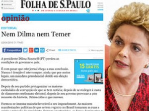 A presidente Dilma é confrontada pela oposição.