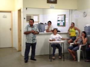 João Sérgio fala aos profissionais de enfermagem