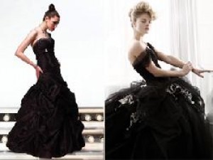 Moda agora é casar de vestido preto