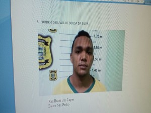 Rodrigo Rafael de Sousa da Silva, foi capturado no município de Dom Pedro do Maranhão.