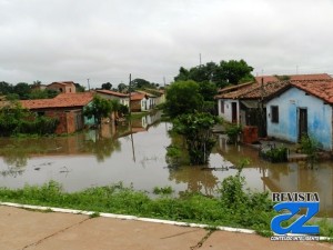 Rio Longá preocupa a população de Esperantina após subir o nível