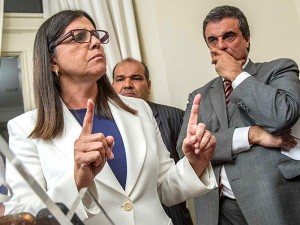 Governadora Roseana Sarney com o ministro da Justiça, José Eduardo Cardoso