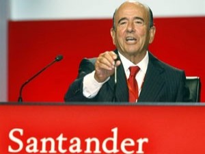 O presidente do Grupo Santander, Emilio Botín, sofreu um infarto e morreu