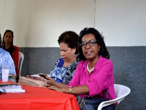 A senadora Regina Sousa e a vereadora Rosário Bezerra participaram da reunião.