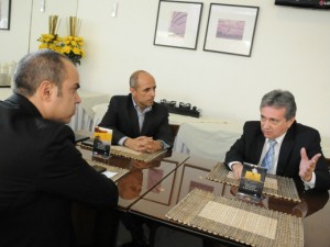Secretário de Mineração, Luis Coelho, com representantes da Elecnor