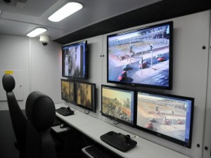 Equipamentos do sistema de videomonitoramento da Vila Nova Jerusalém.