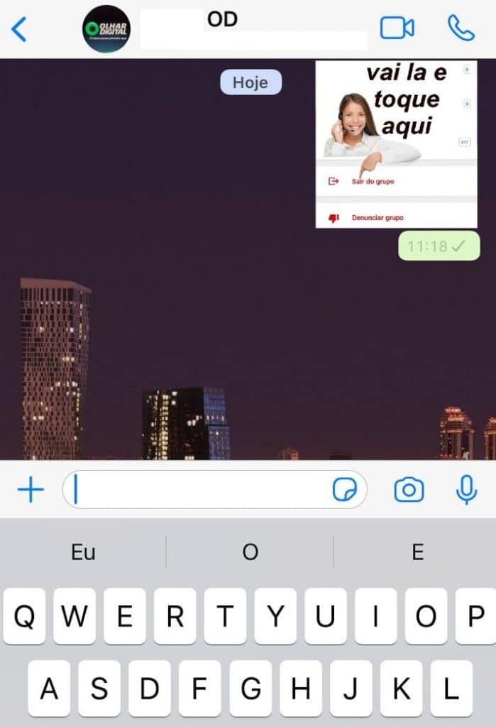 Como sair de grupos do WhatsApp sem ser notado. Imagem: Olhar Digital