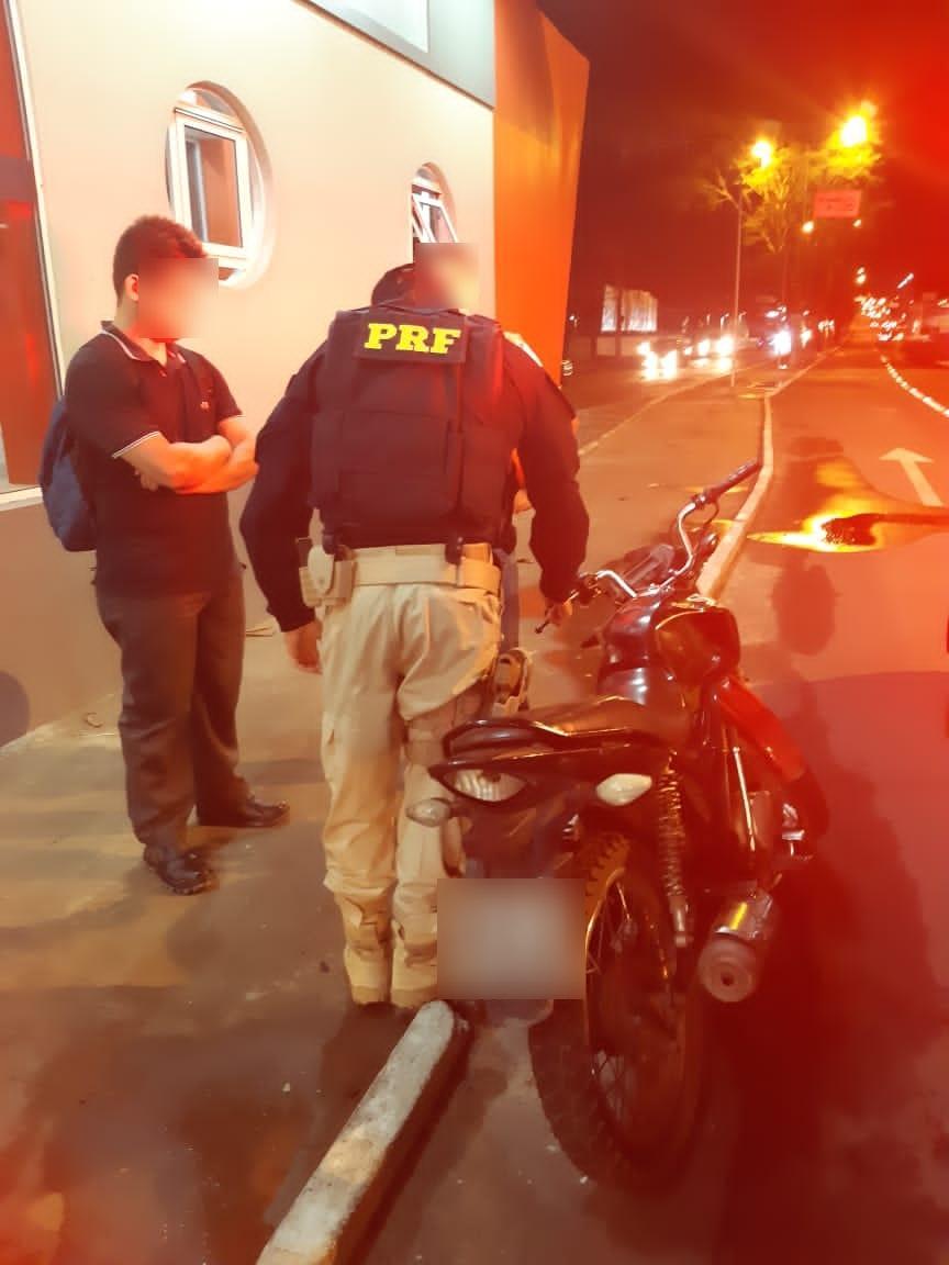 Motocicleta apreendida