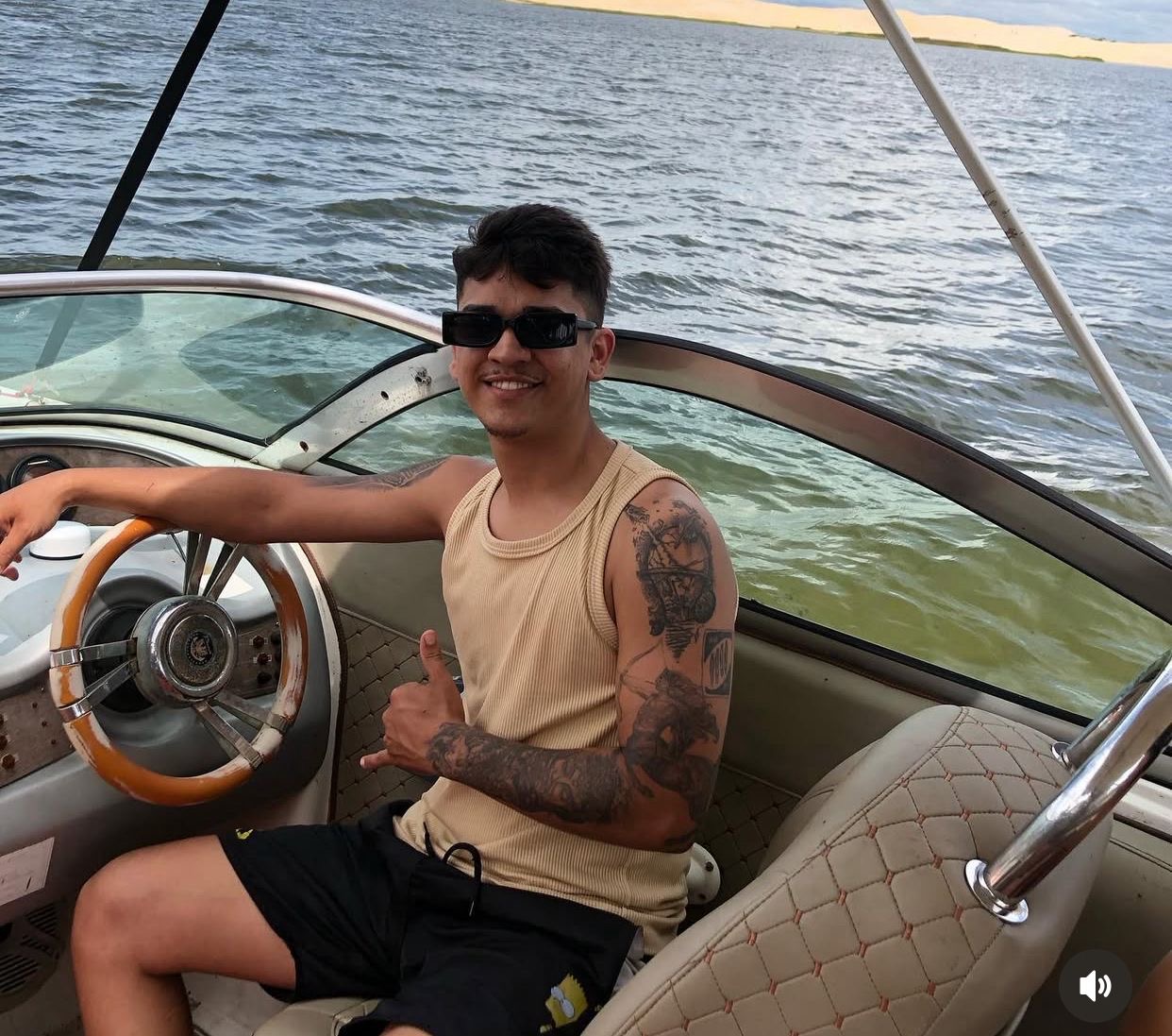 Júnior Sena- jovem sofreu acidente em Parnaíba e será submetido ao tratamento com polilaminina