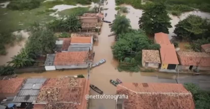 Rio Parnaíba transborda e deixa famílias desabrigadas em Uruçuí