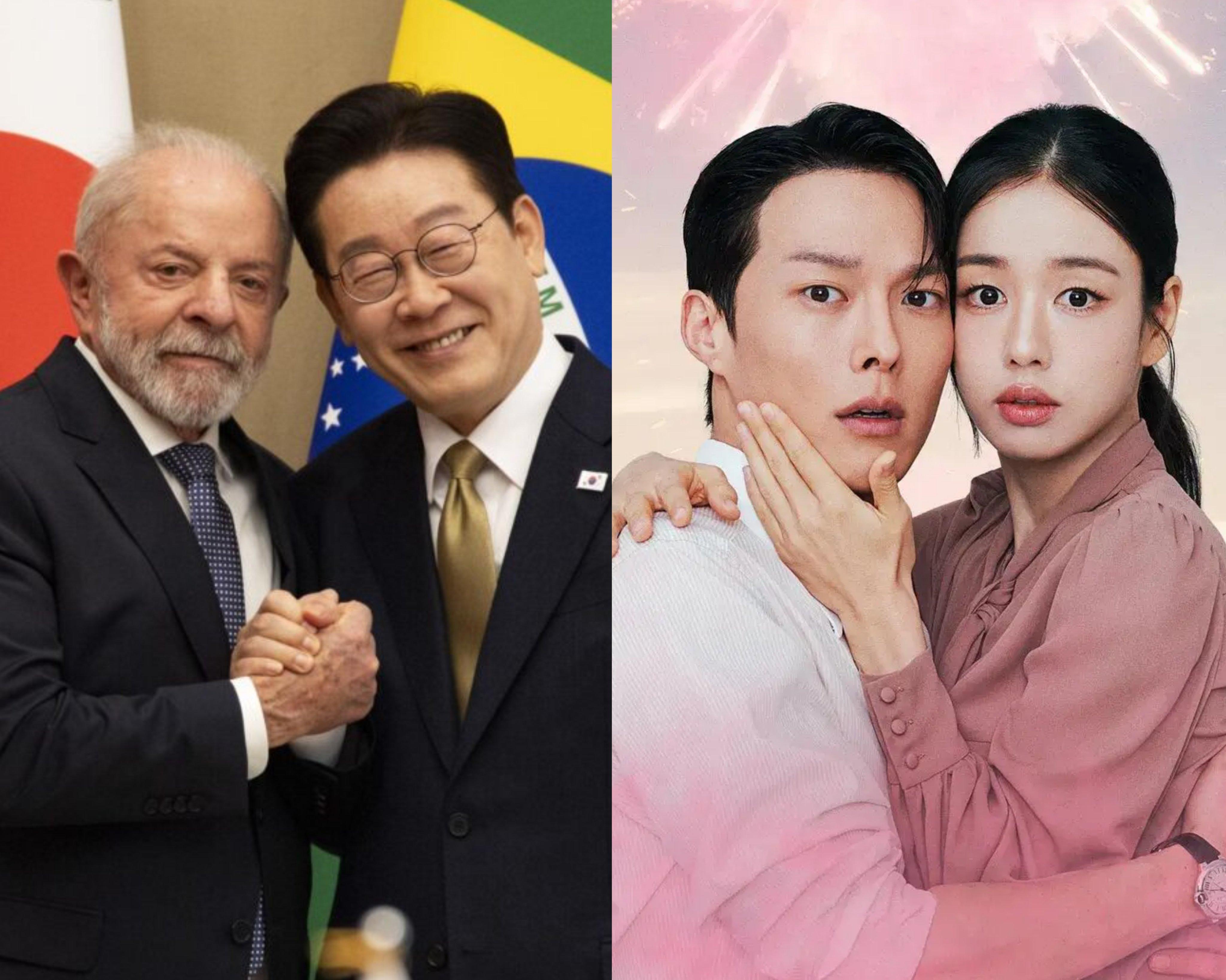 Lula se reuniu com o presidente da Coreia do Sul, Lee Jae-Myeung
