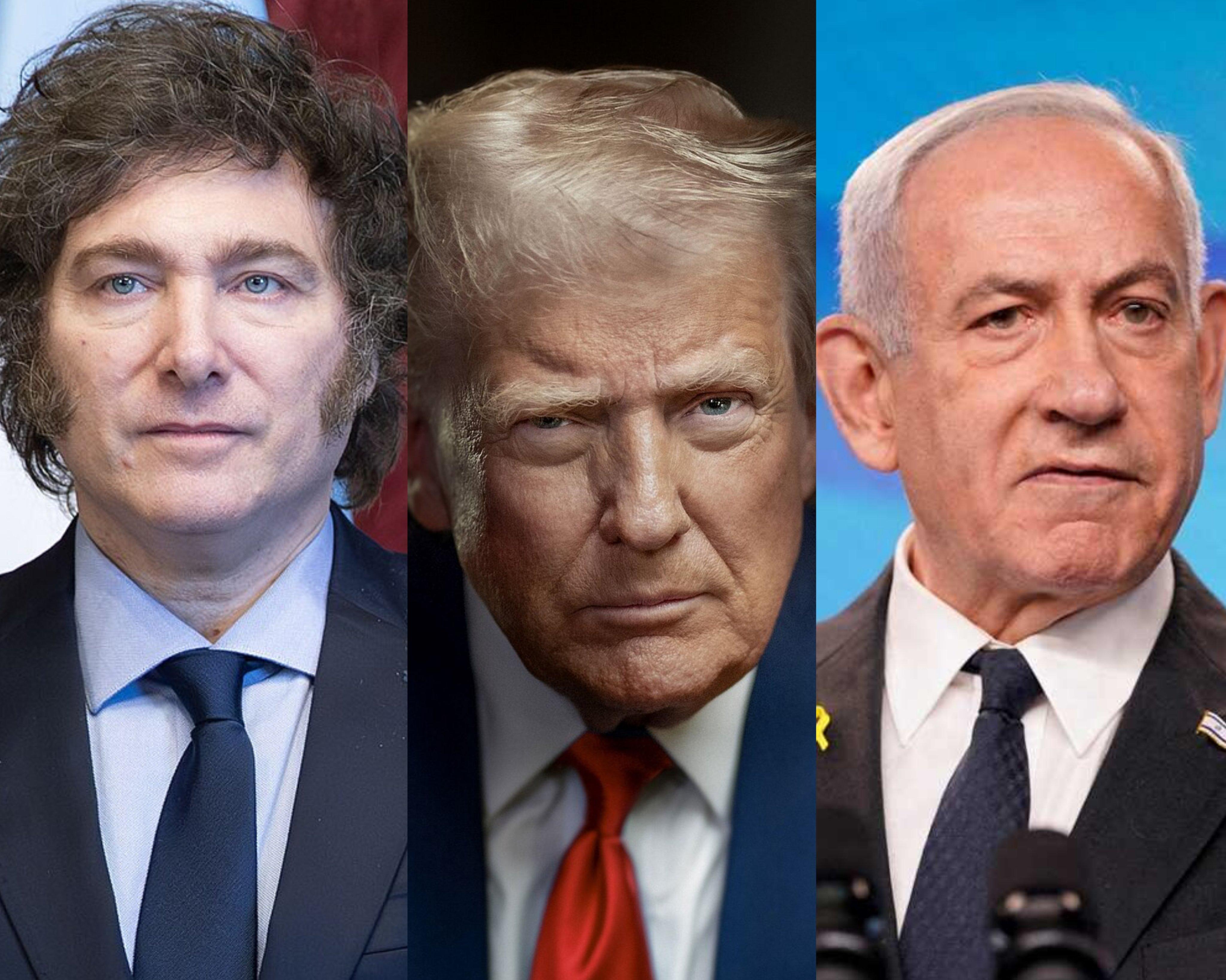 Milei, Trump e Netanyahu
