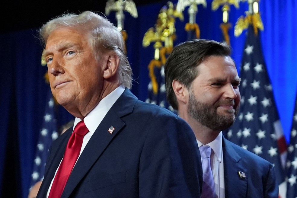 Donald Trump e JD Vance, presidente e vice-presidente dos EUA