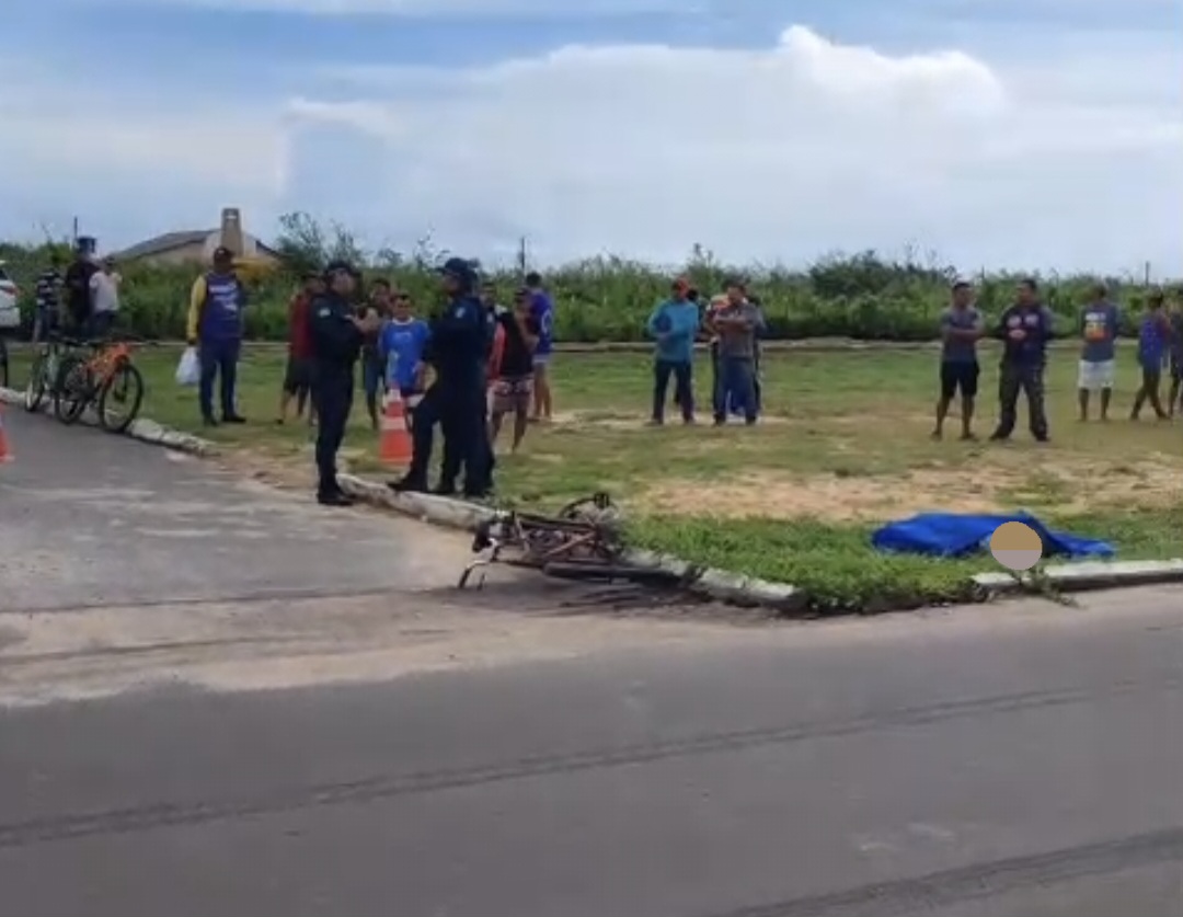 Idoso de 74 anos morre após colisão com caminhonete na Avenida São Sebastião, em Parnaíba