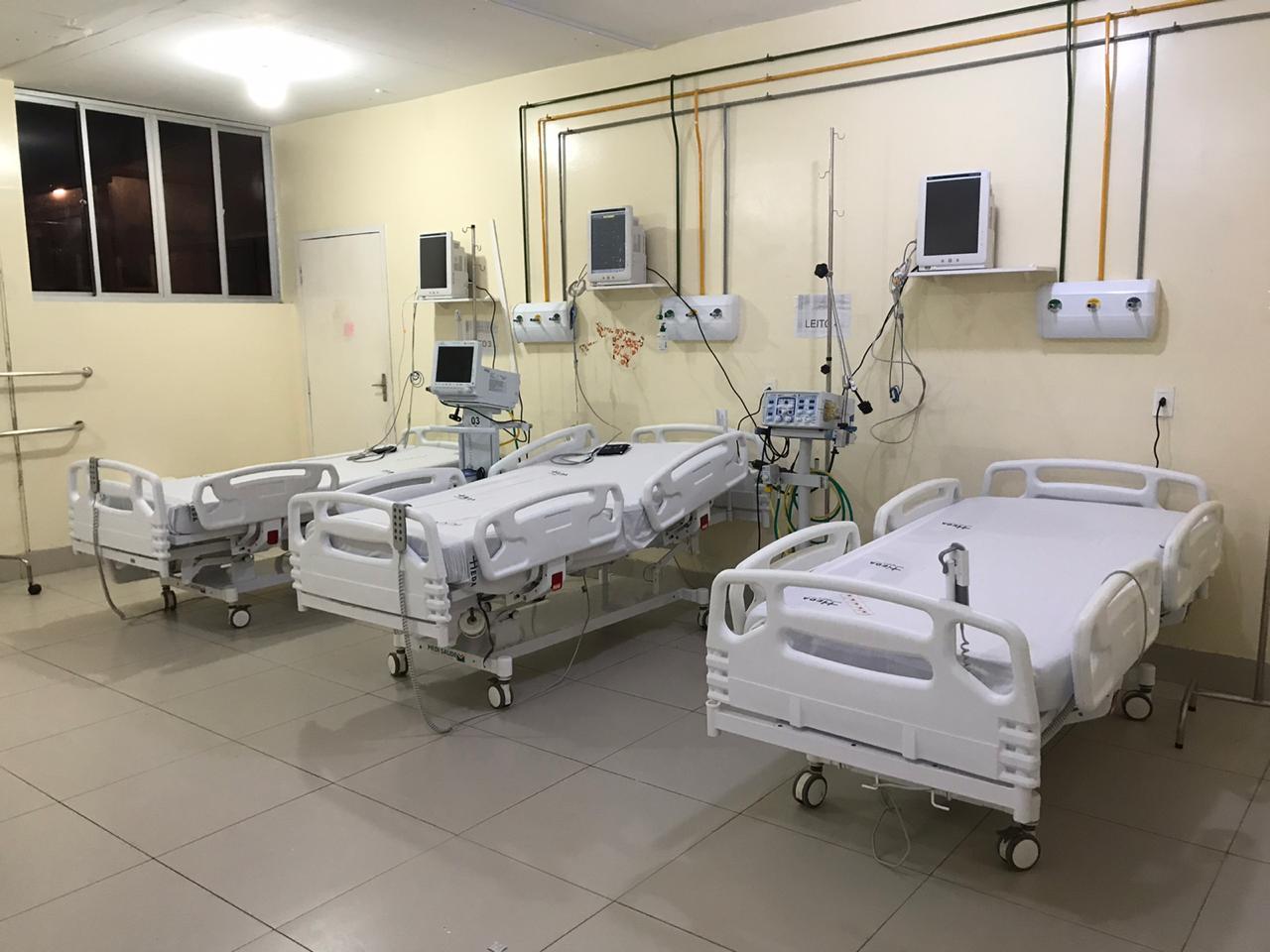 Novos leitos de UTI para tratamento de pacientes com Covid-19