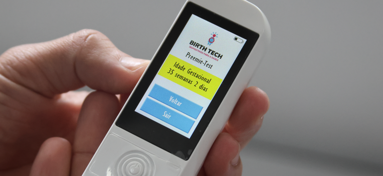 O dispositivo denominado PreemieTest é utilizado logo após o nascimento