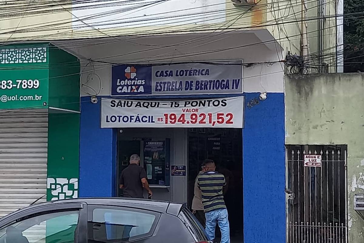 Loteria de Franco da Rocha (SP) teve aposta vencedora da Mega da Virada