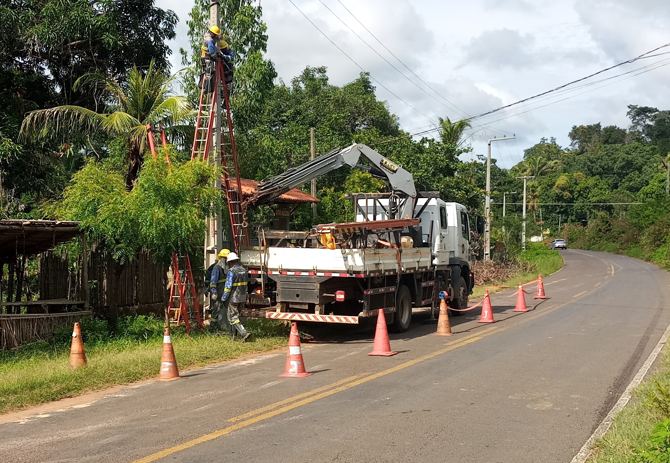Novo transformador vai melhorar o fornecimento de energia e facilitar a manutenção da rede